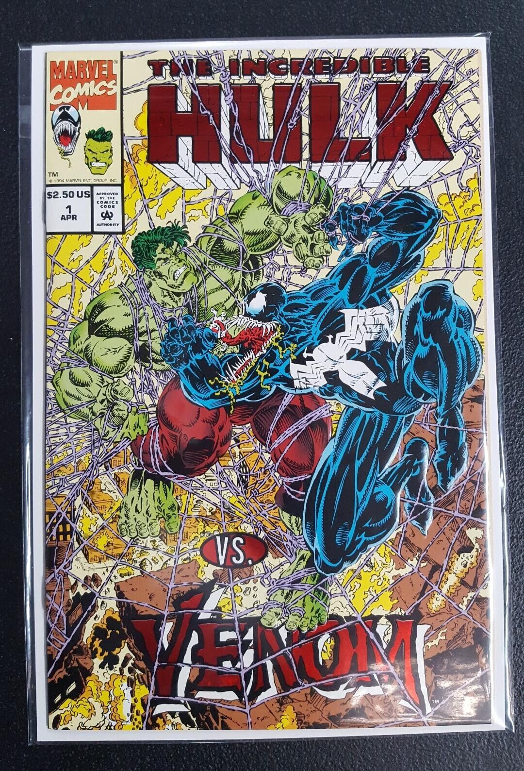 The Incredible Hulk vs Venom #1, 1994 Marvel entertainment group 