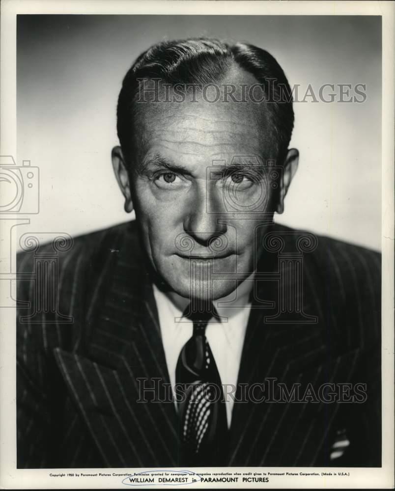 1950 Press Photo William Demarest in Paramount Pictures film - lrx71722