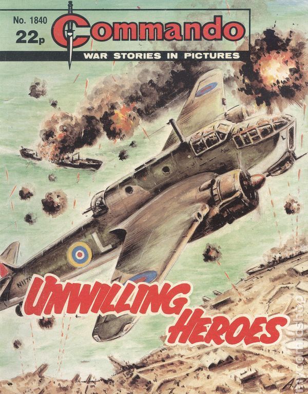 Commando War Stories in Pictures #1840 VG/FN 5.0 1984 Stock Image Low Grade