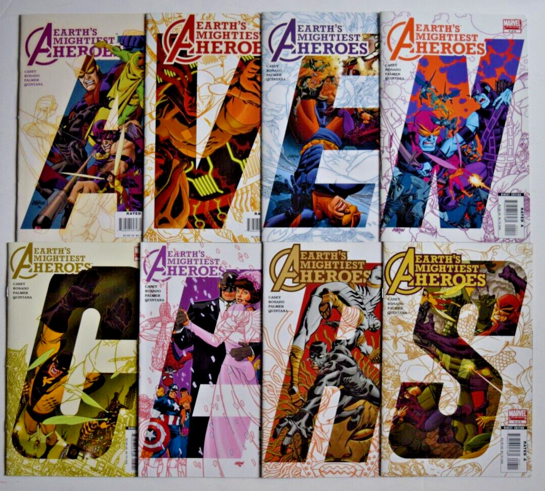 AVENGERS EARTH'S MIGHTIEST HEROES (2006) 8 ISSUE COMPLETE SET #1-8 MARVEL