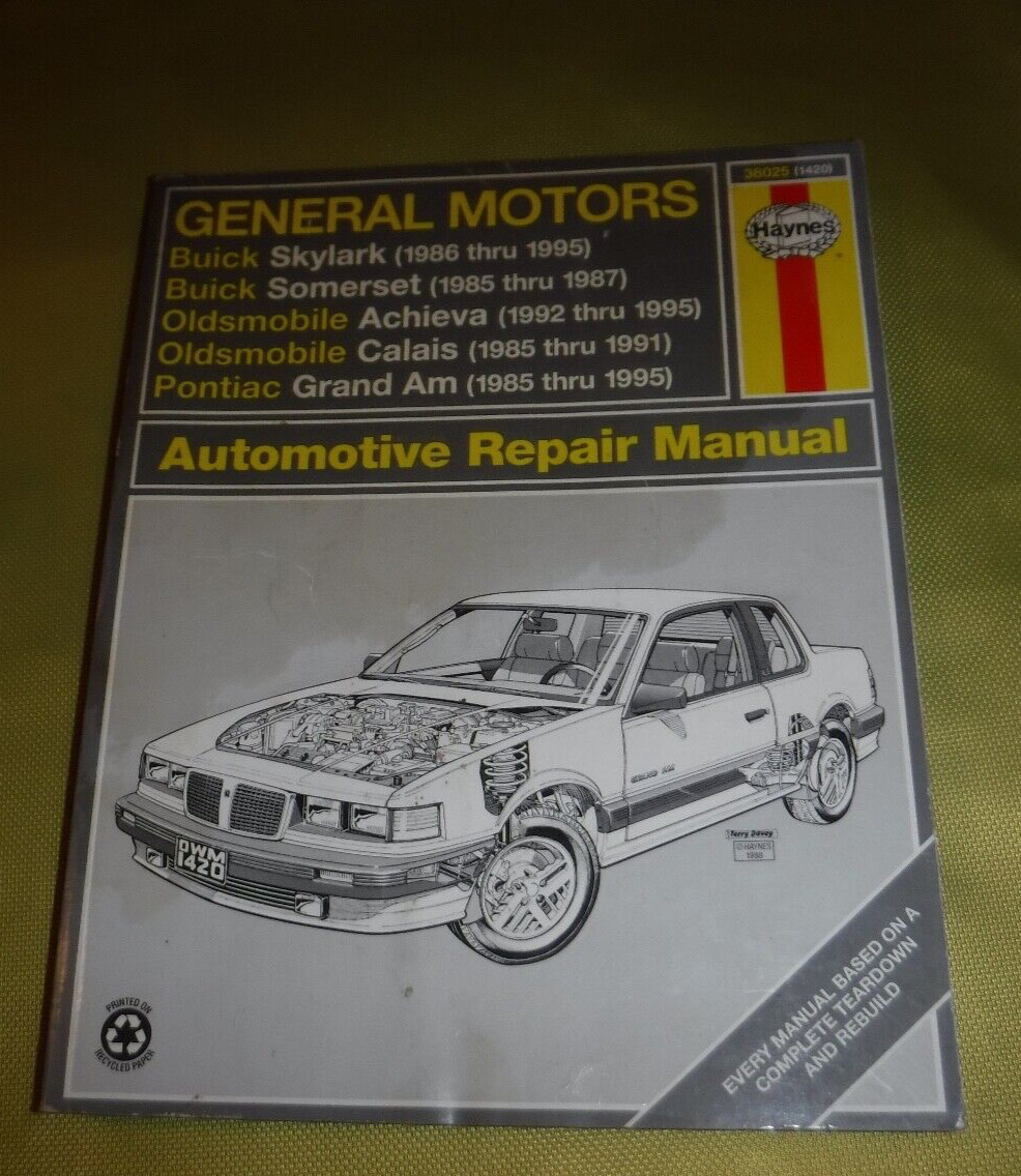 General Motors: Buick Skylark 1986-95, Buick Somerset 1985-87, -  1563921235
