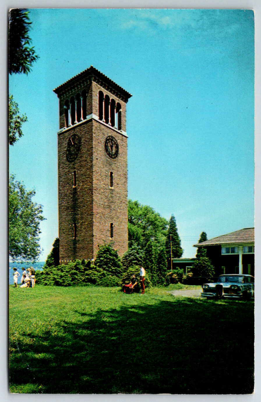 c1960s Miller Bell Tower Chautauqua New York Vintage Postcard