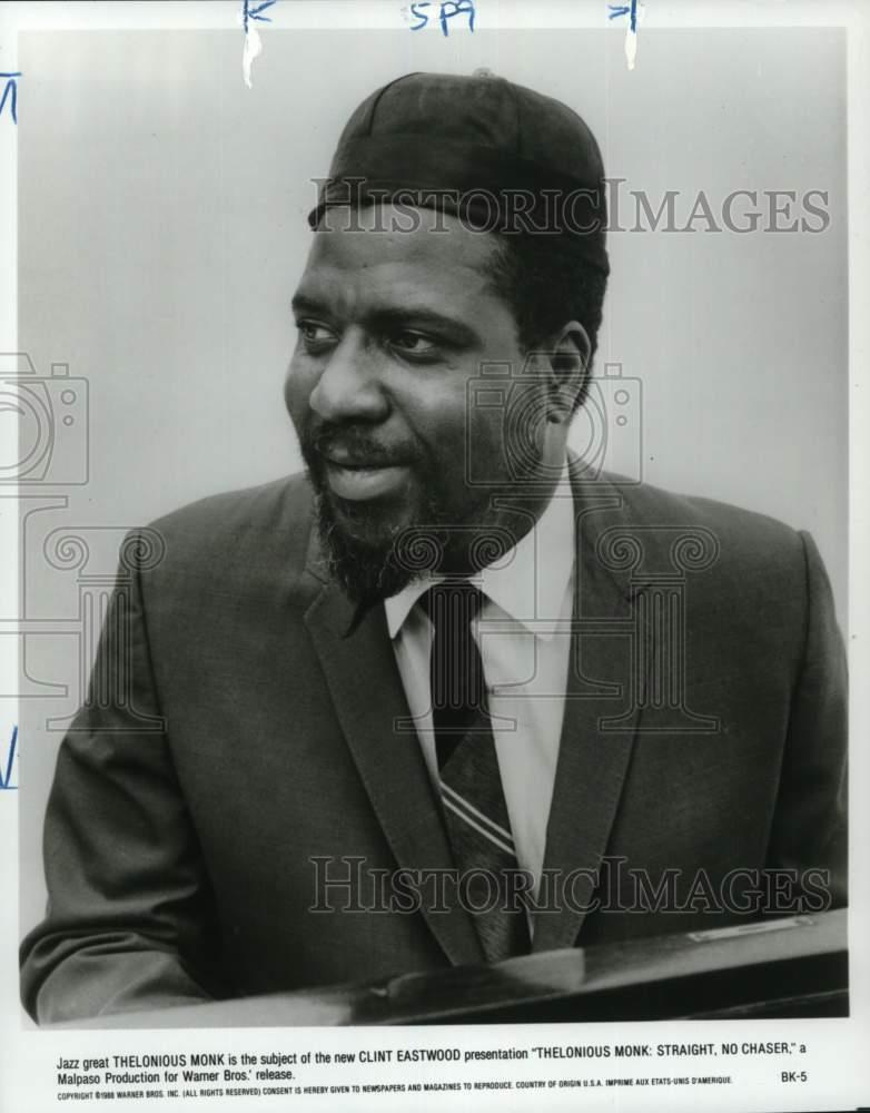 1988 Press Photo Thelonious Monk in \