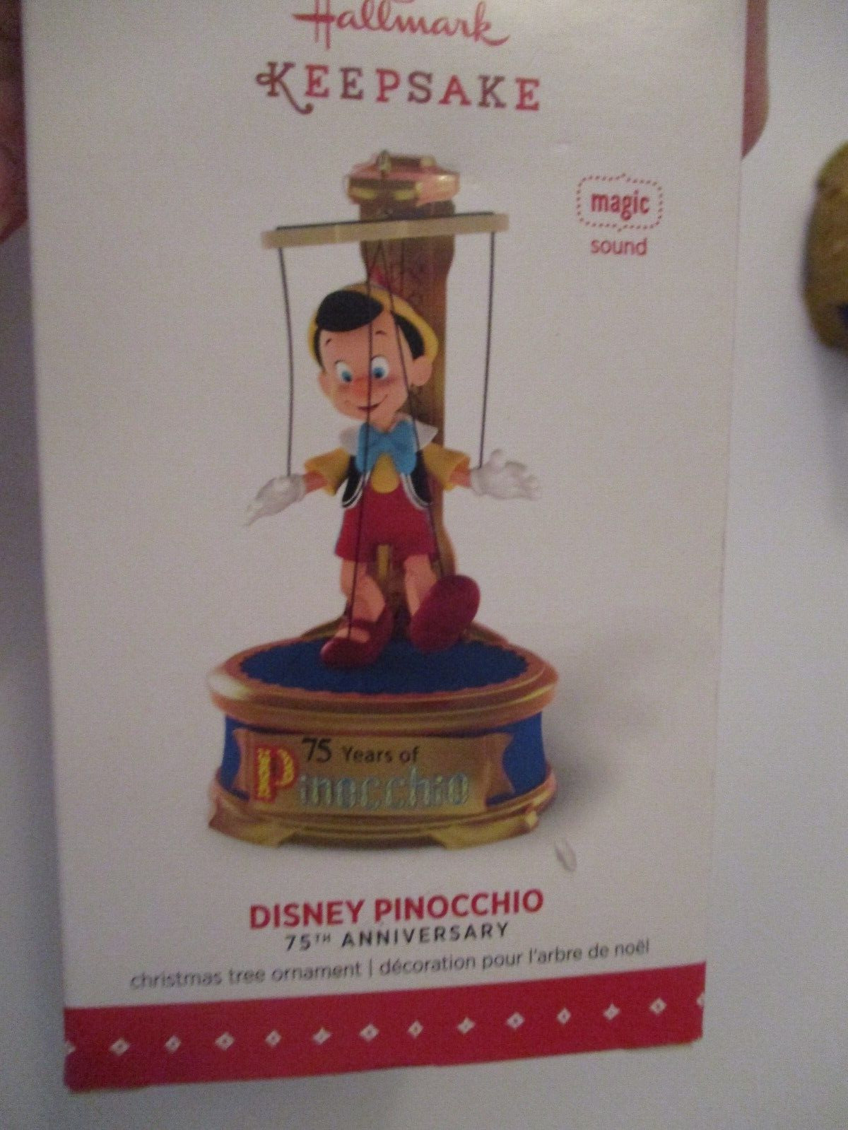 Hallmark 2015 Disney Pinocchio Keepsake Ornament - Magic -  75th Anniversary