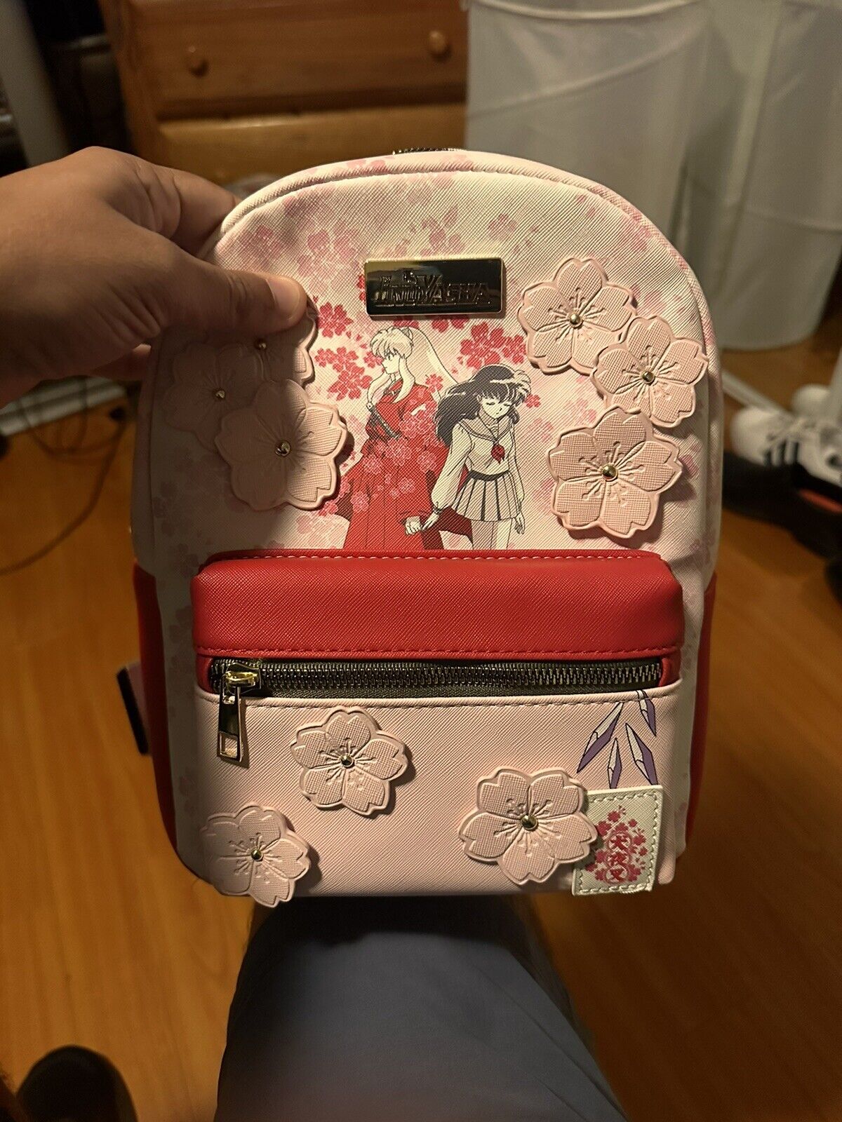 Inuyasha Mini Backpack Inuyasha Kagome Cherry Blossom Bioworld - Brand new