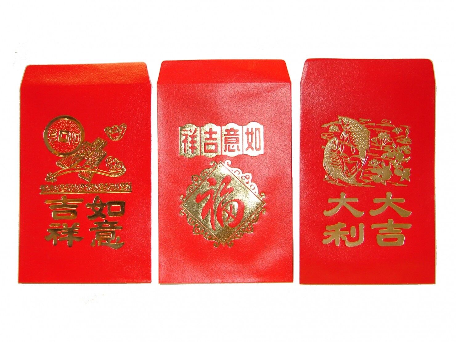Pack of 50PCS Chinese New Year Money Envelope HongBao Red Packet Lucky Money Bag