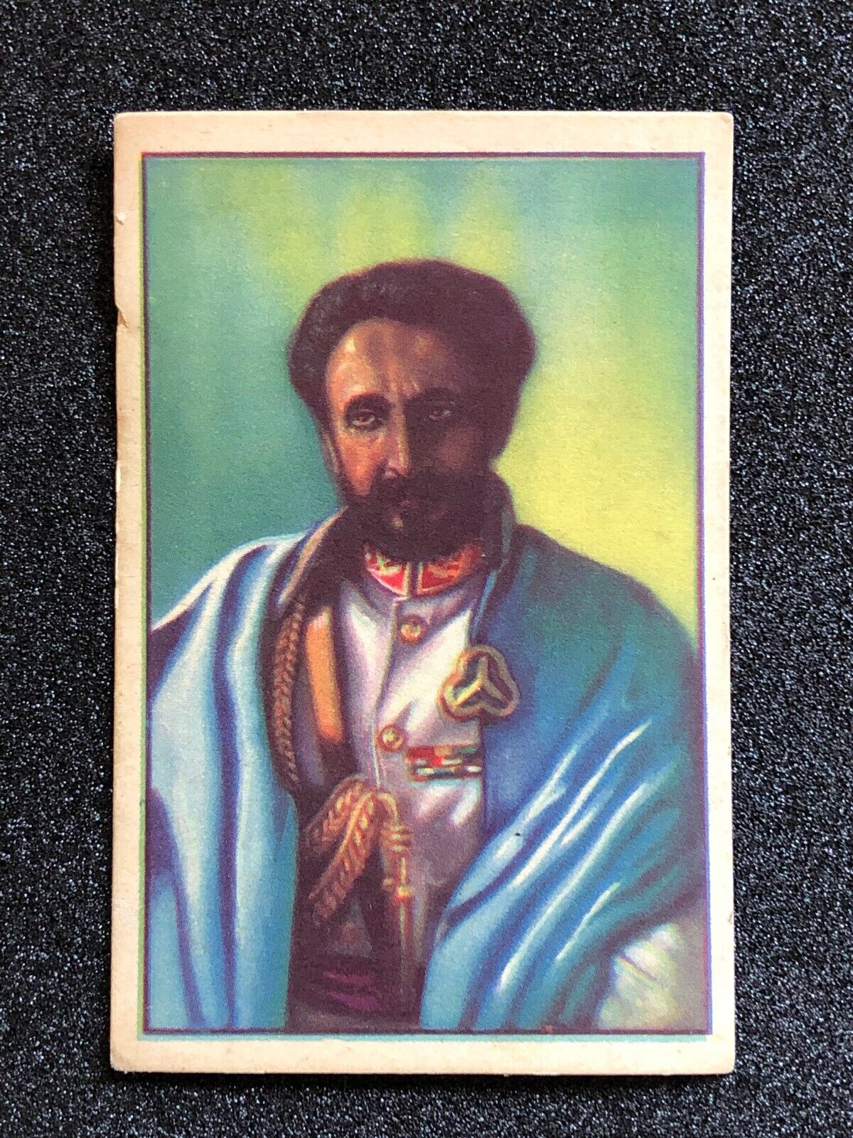 1935’s Ethiopia Negus Haile Selassie Nado ABYSSINIA Card #3 Rastafari RARE