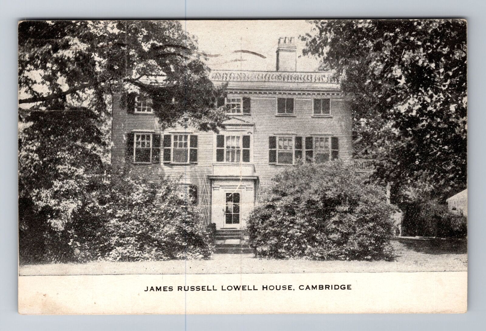 Cambridge MA-Massachusetts, James Russell Lowell House, c1936 Vintage Postcard