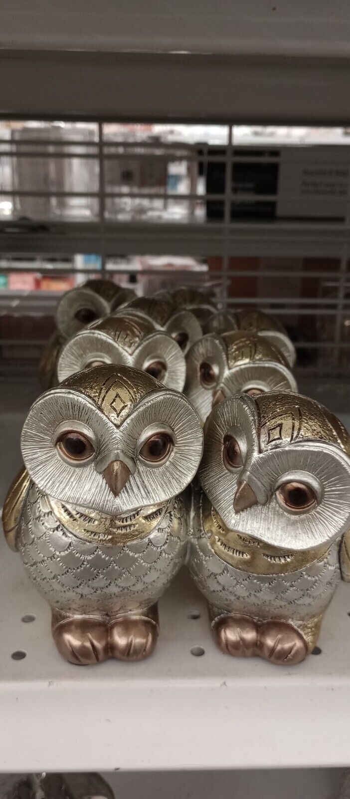 5 Inch Majestic Golden Owls