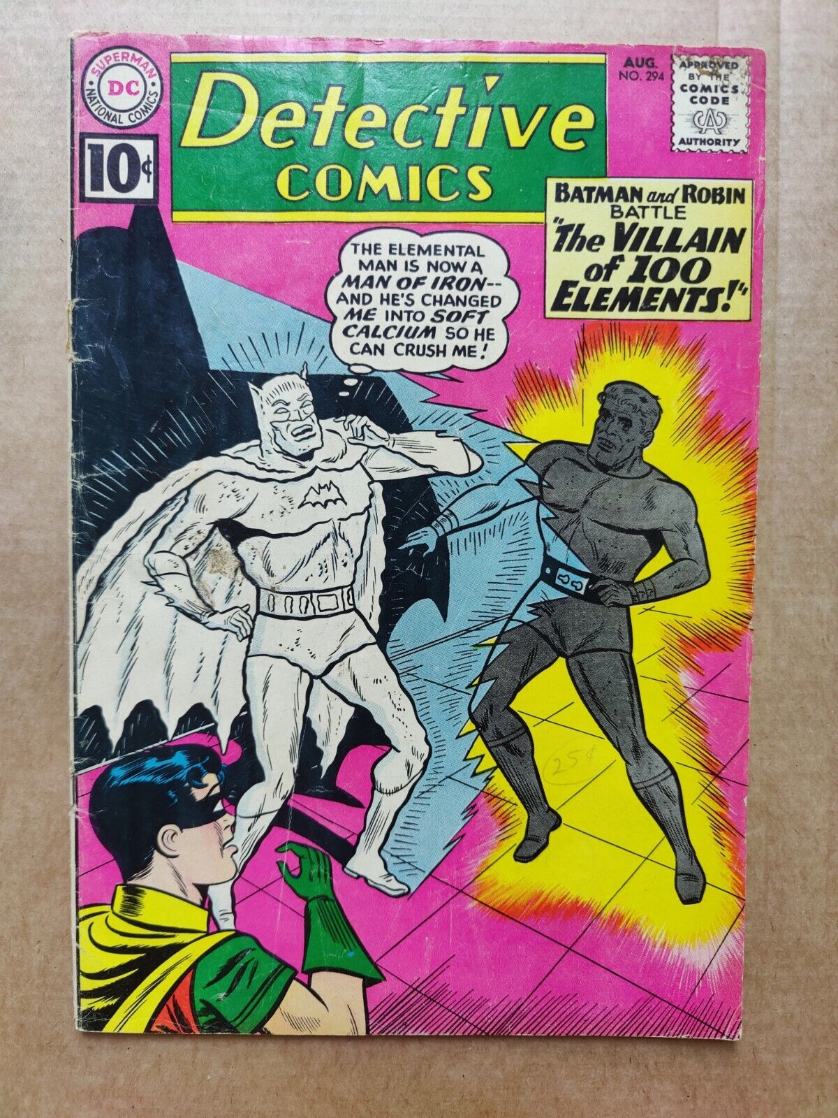 DC Detective Comics #294 GD Low Grade Batman Aquaman Martian Manhunter