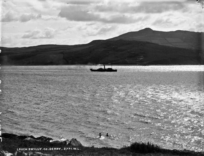 Lough Swilly Fahan Co Donegal  Ireland c1900 OLD PHOTO