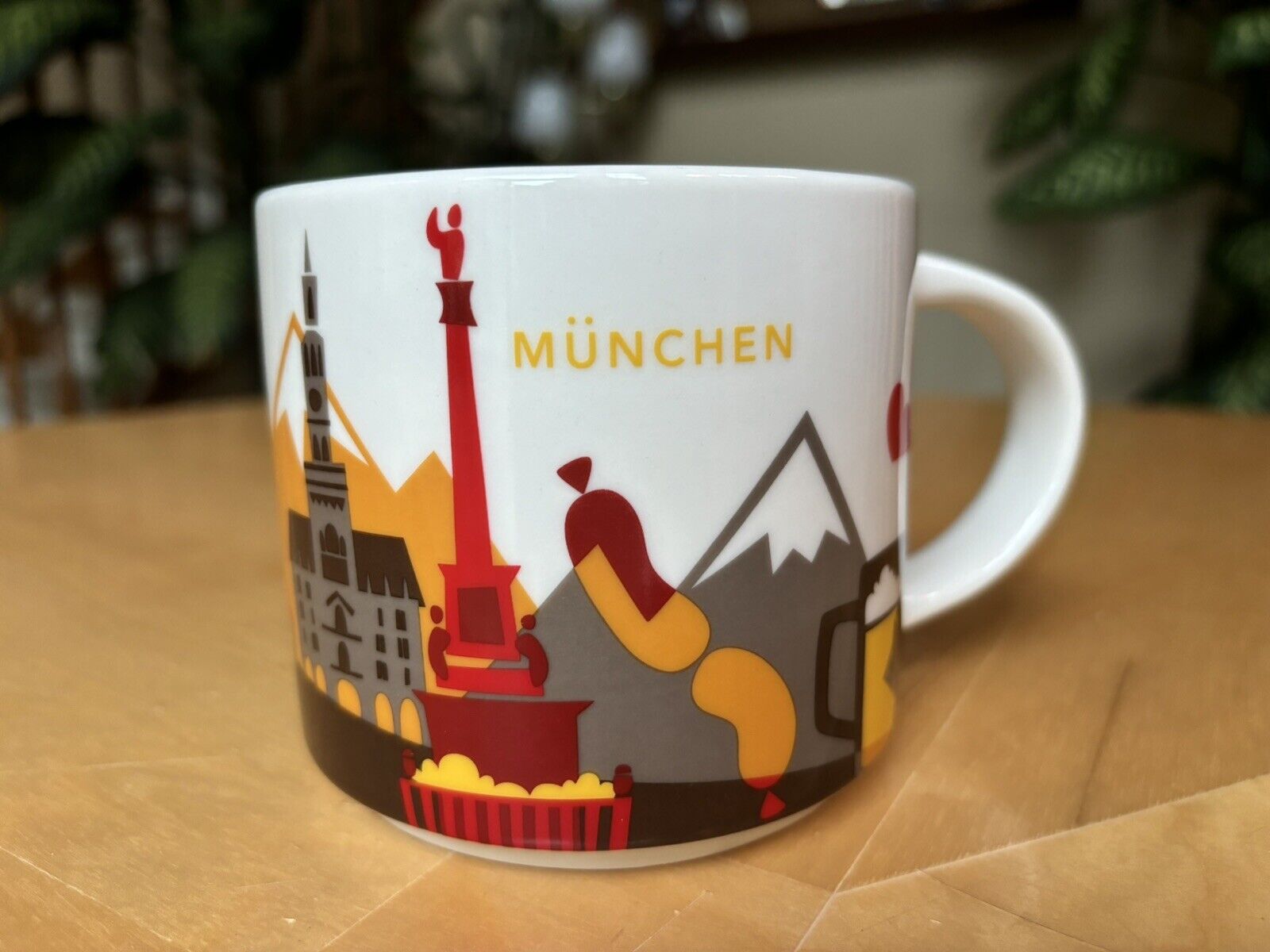 Starbucks Coffee You Are Here Collector Series Munchen Coffee Mug 16oz New