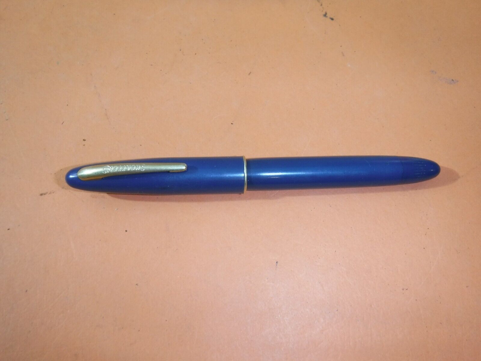 Sheaffer Craftsman Style TD Filler Fountain Pen - Blue - GFT - 14KT #33 Nib -