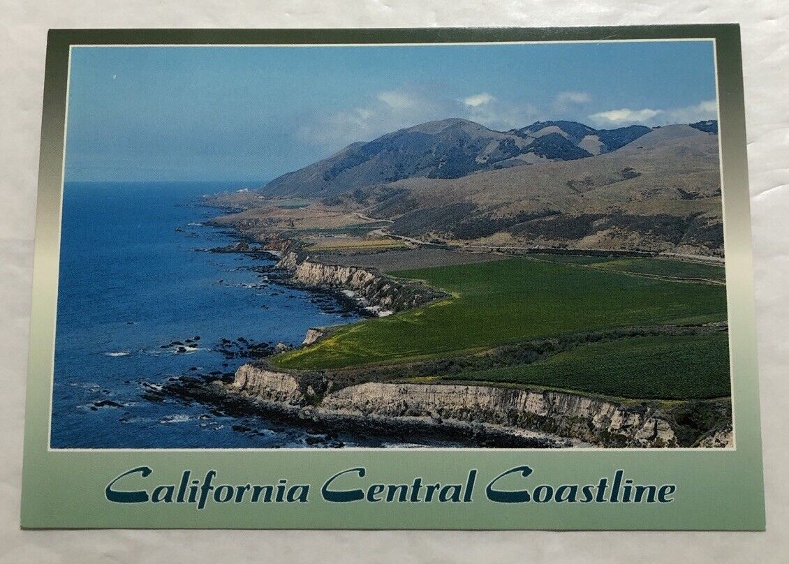 Aerial View Of Coastline Between Pismo Beach & Morro Bay. Postcard (K2)