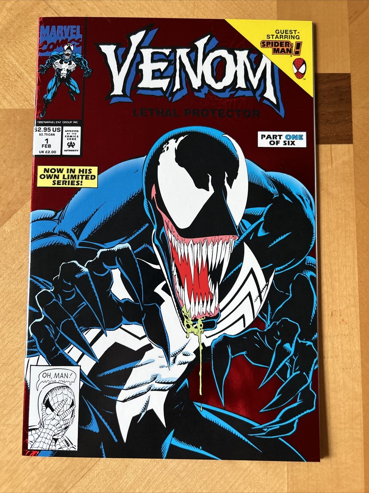 1992 Marvel Comics Venom Lethal Protector #1 First Print Comic Book