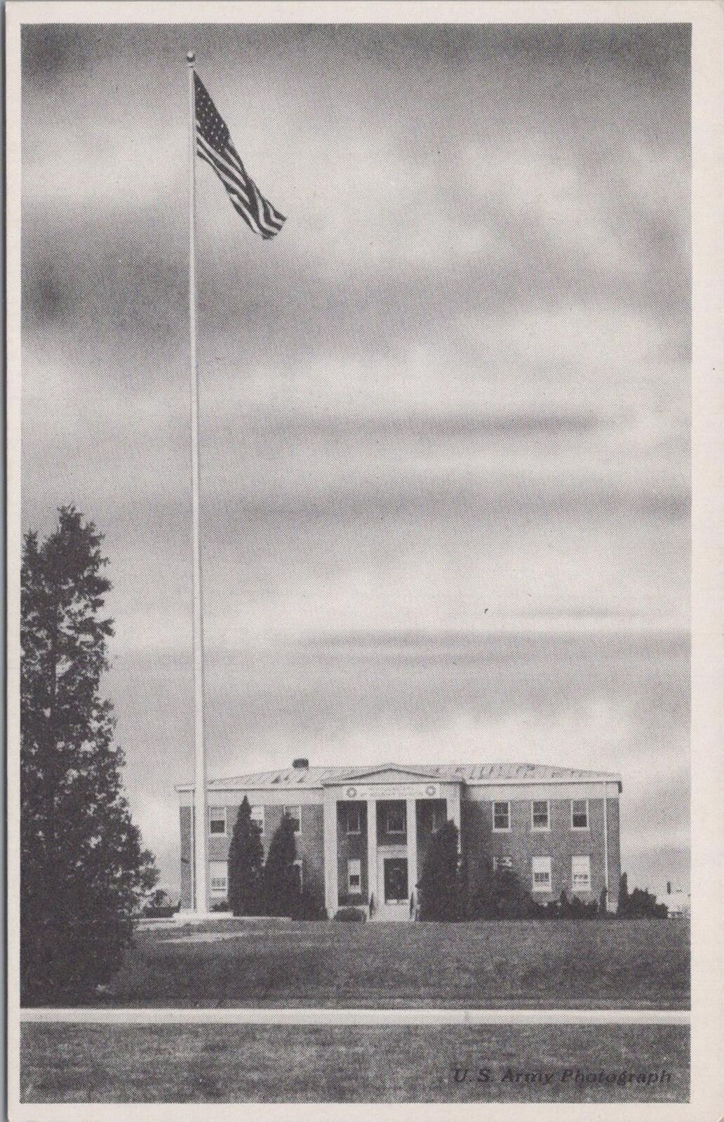Postcard Headquarters Building Fort Dix NJ 