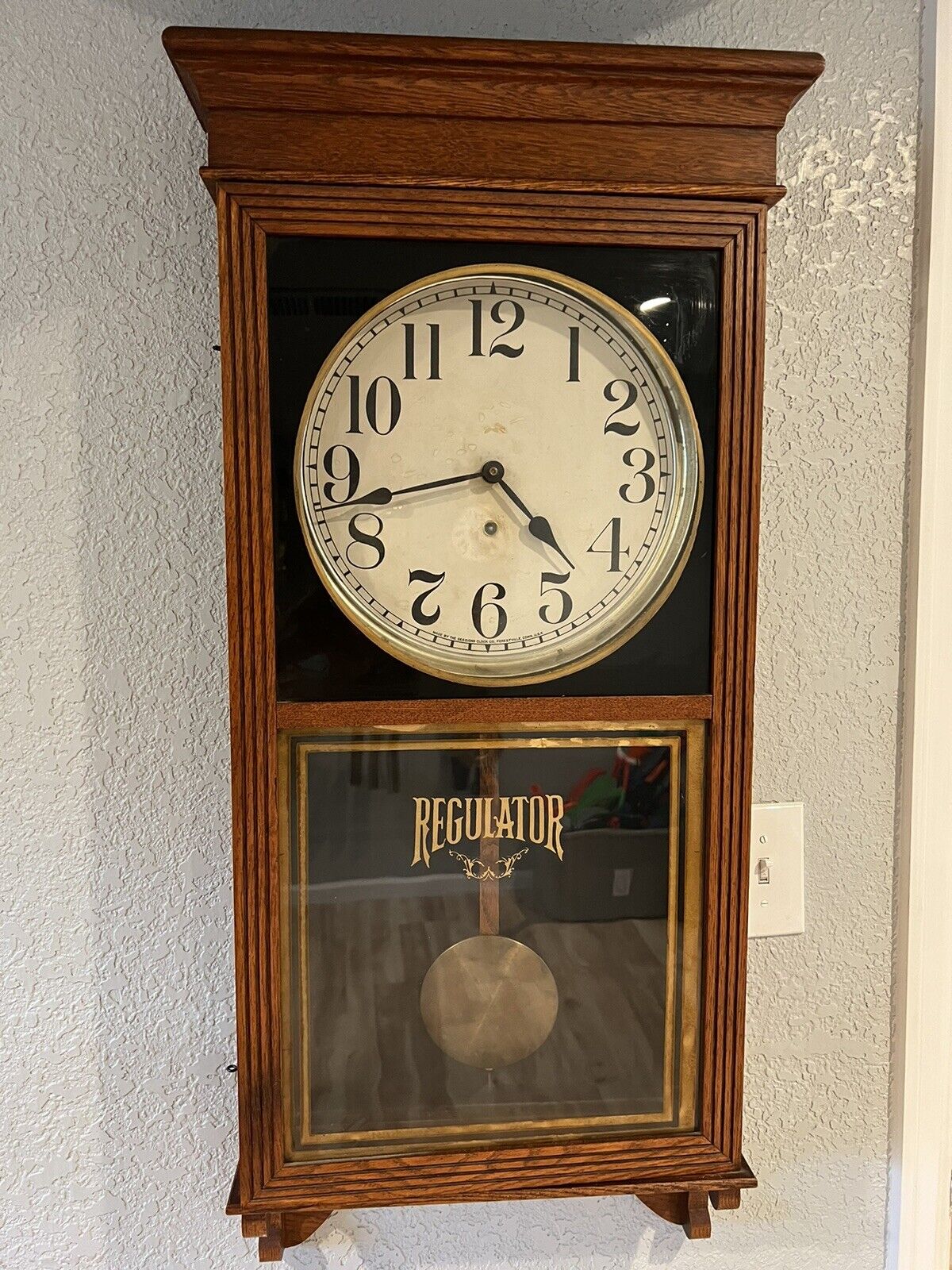 Antique/Vintage Sessions Regulator Wall Clock