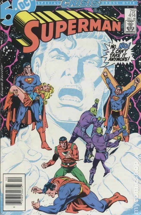 Superman #414 FN+ 6.5 1985 Stock Image