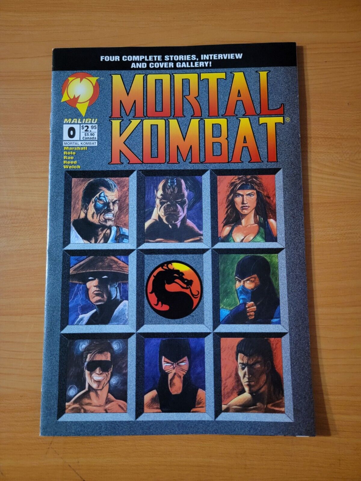 Mortal Kombat #0 ~ NEAR MINT NM ~ 1994 Malibu Comics
