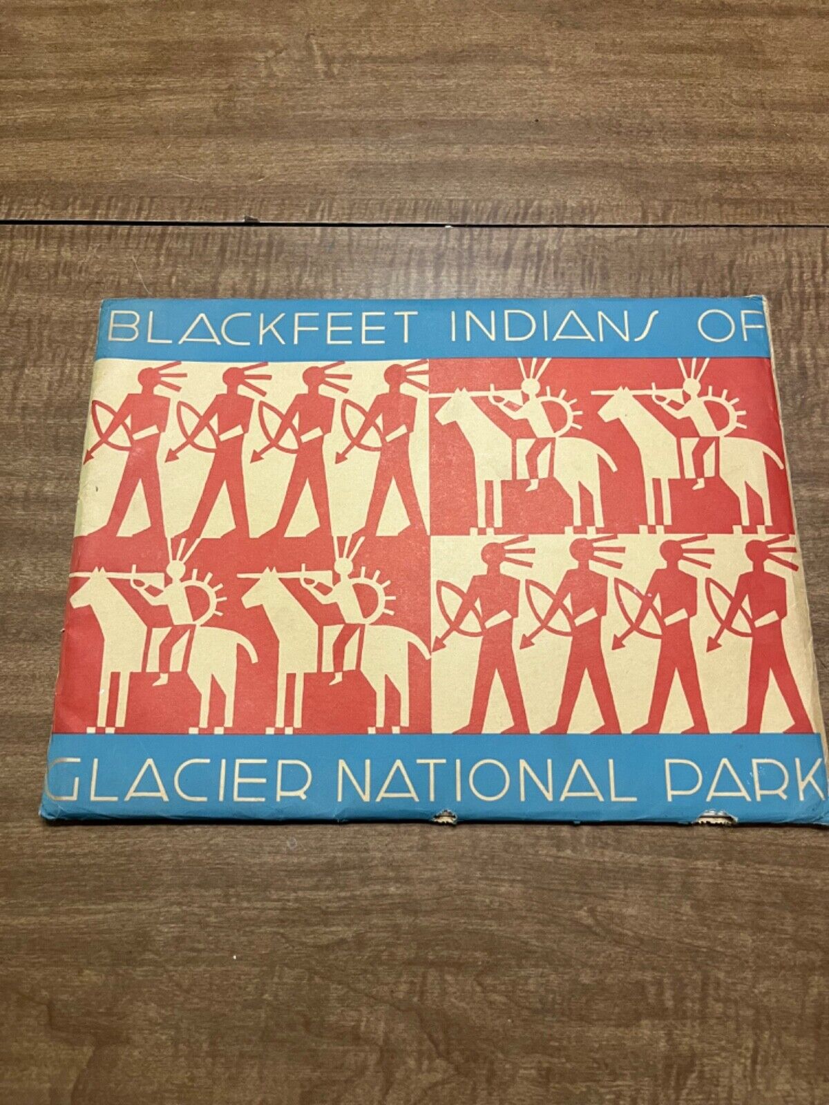 Blackfeet Indians Of Glacier National Park 1940 24 pictures and booklet