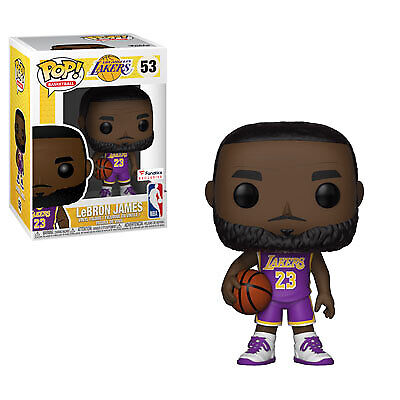 Funko POP Sports NBA LeBron James Lakers Purple Jersey #53 Vinyl Figure