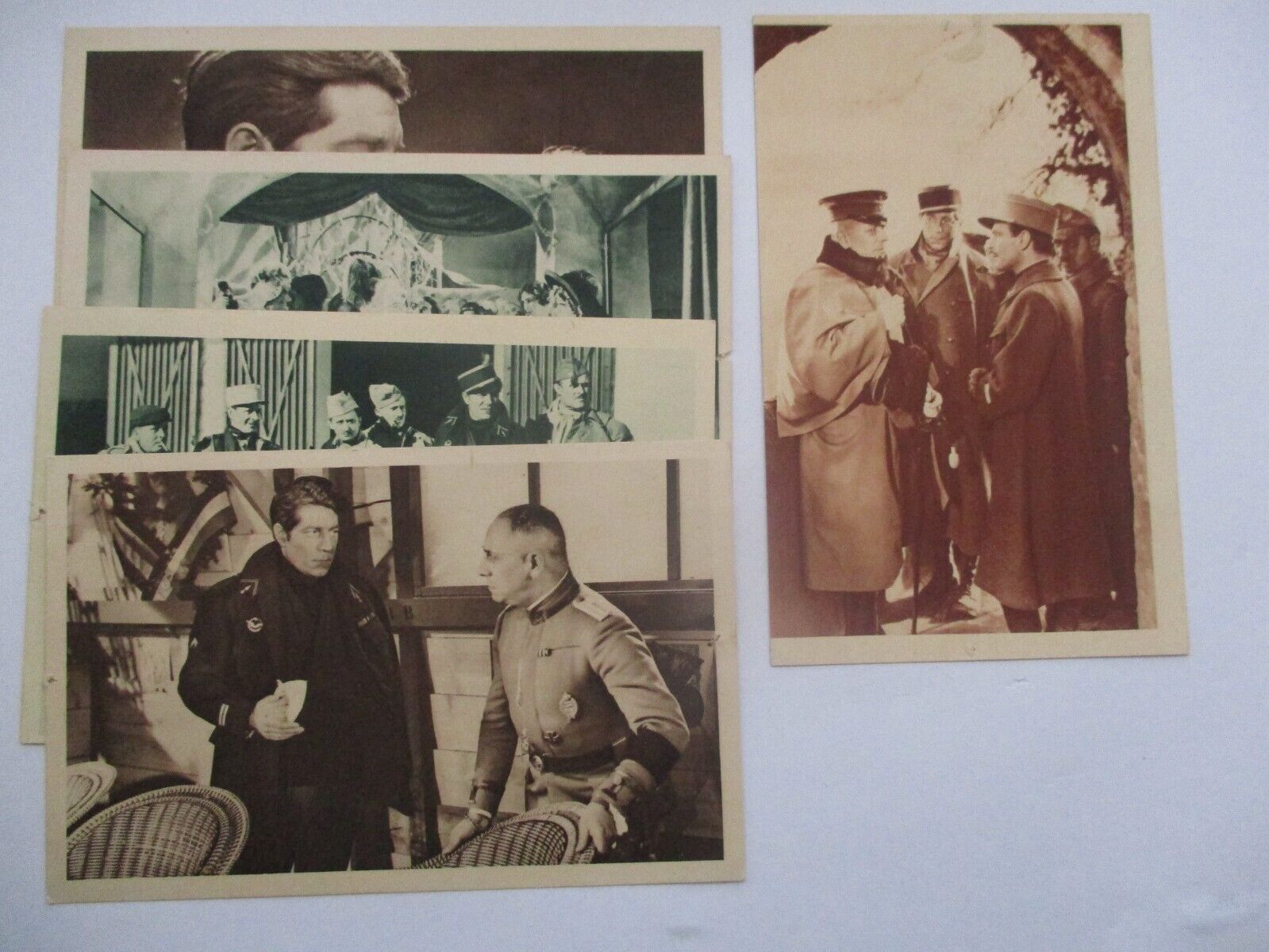 LOT OF 5 CPSM CINEMA FILM THE GREAT ILLUSION JEAN CABINET PIERRE FRESNAY