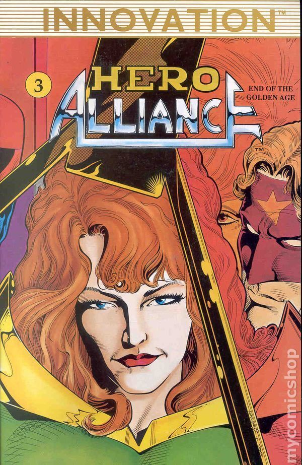 Hero Alliance End of the Golden Age #3 VG 1989 Stock Image Low Grade