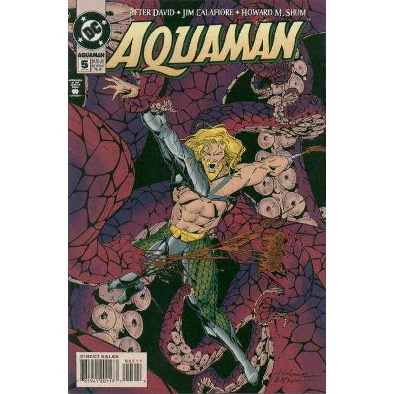 Aquaman (1994 series) #5 in Very Fine + condition. DC comics [v