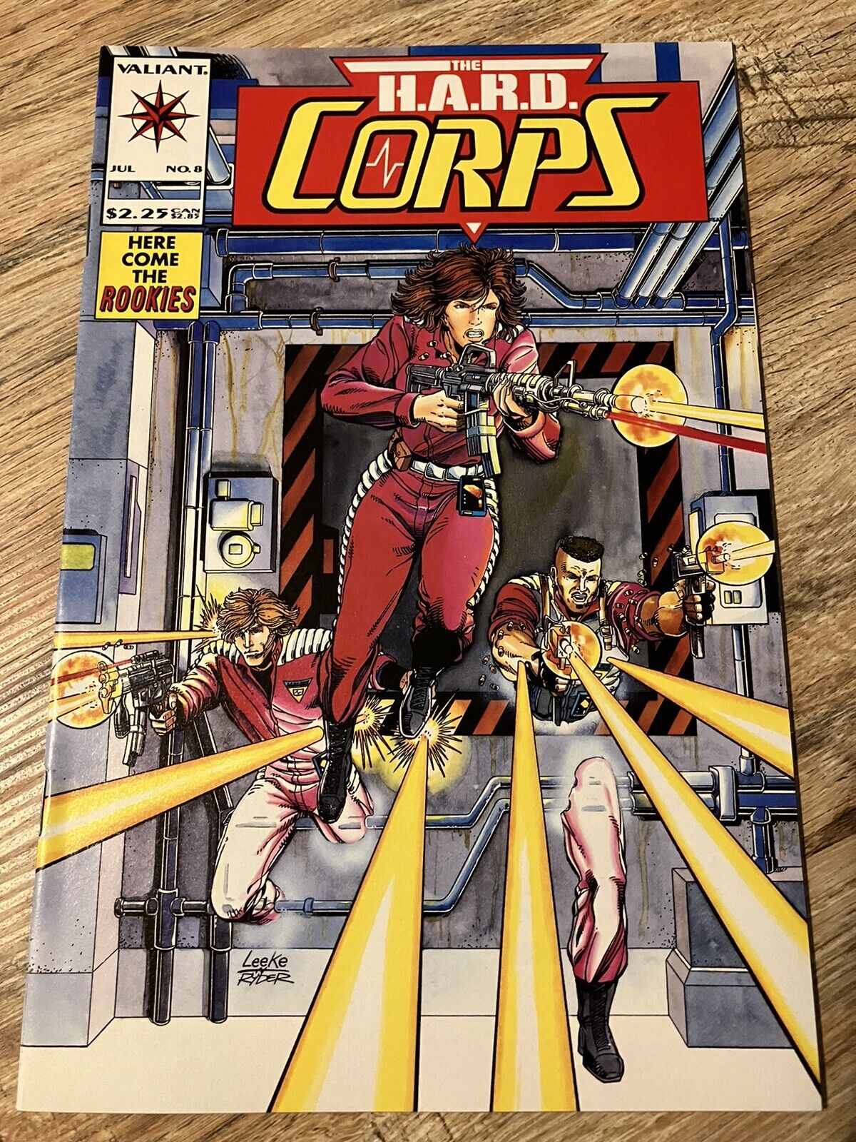 THE HARD CORPS #8 Here Come The Rookies- VALIANT COMICS (1993) VF-NM