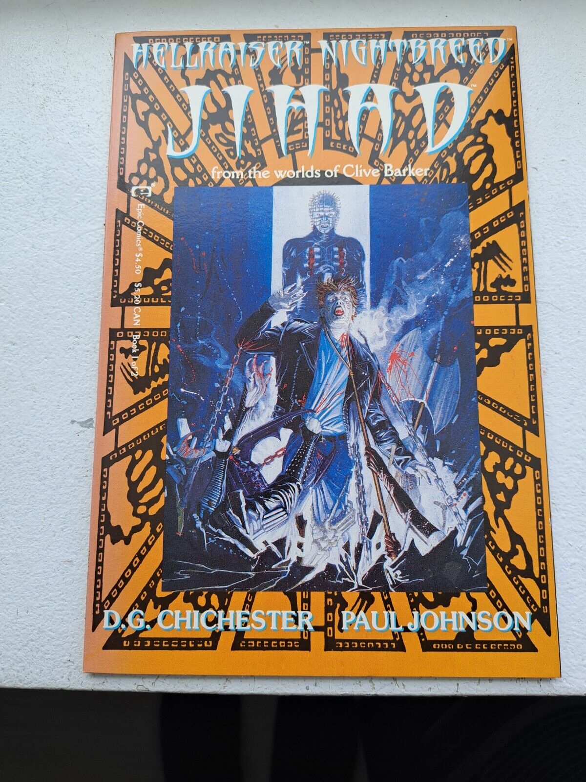 Clive Barker's Hellraiser Nightbreed: Jihad #1 (1991 ) Signed By Clive Barker