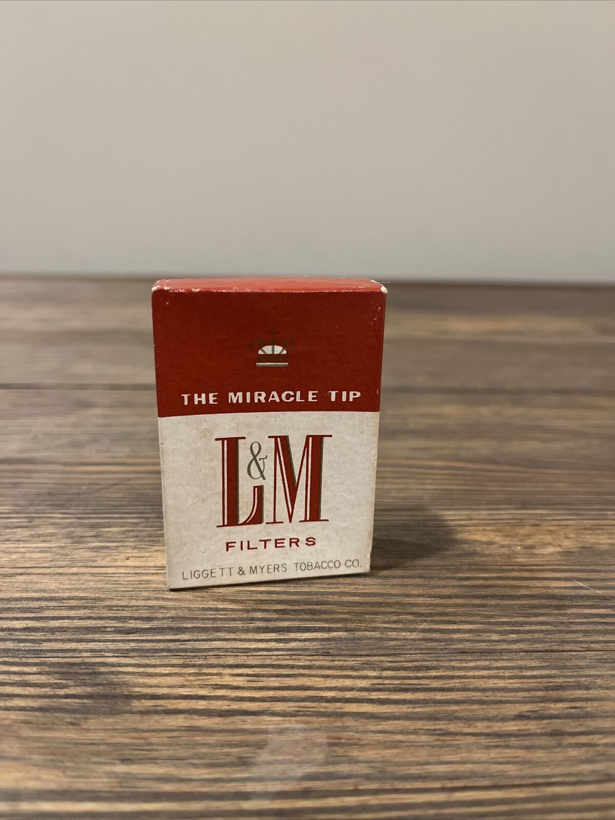 VINTAGE UNFIRED L & M Cigarette Lighter The Miracle Tip Continental Box