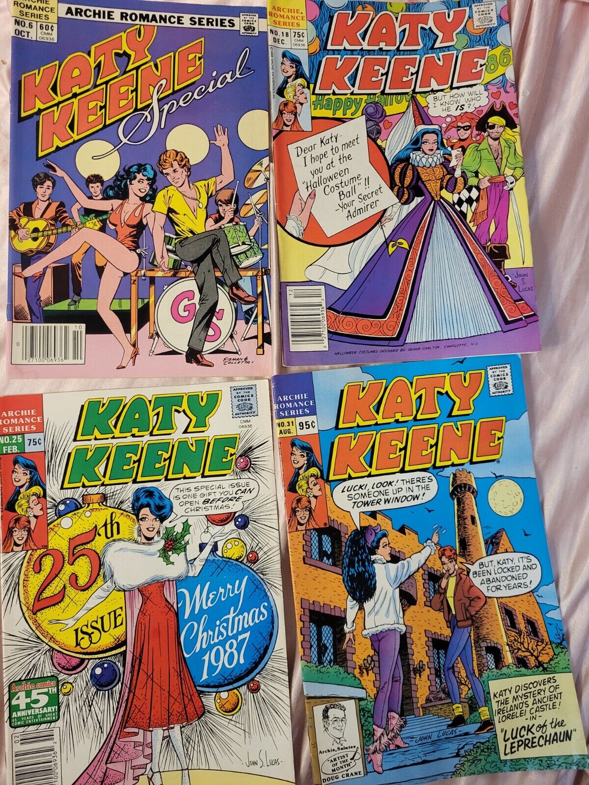Katy Keene Comic Books #6, 18, 25, 31 Lot