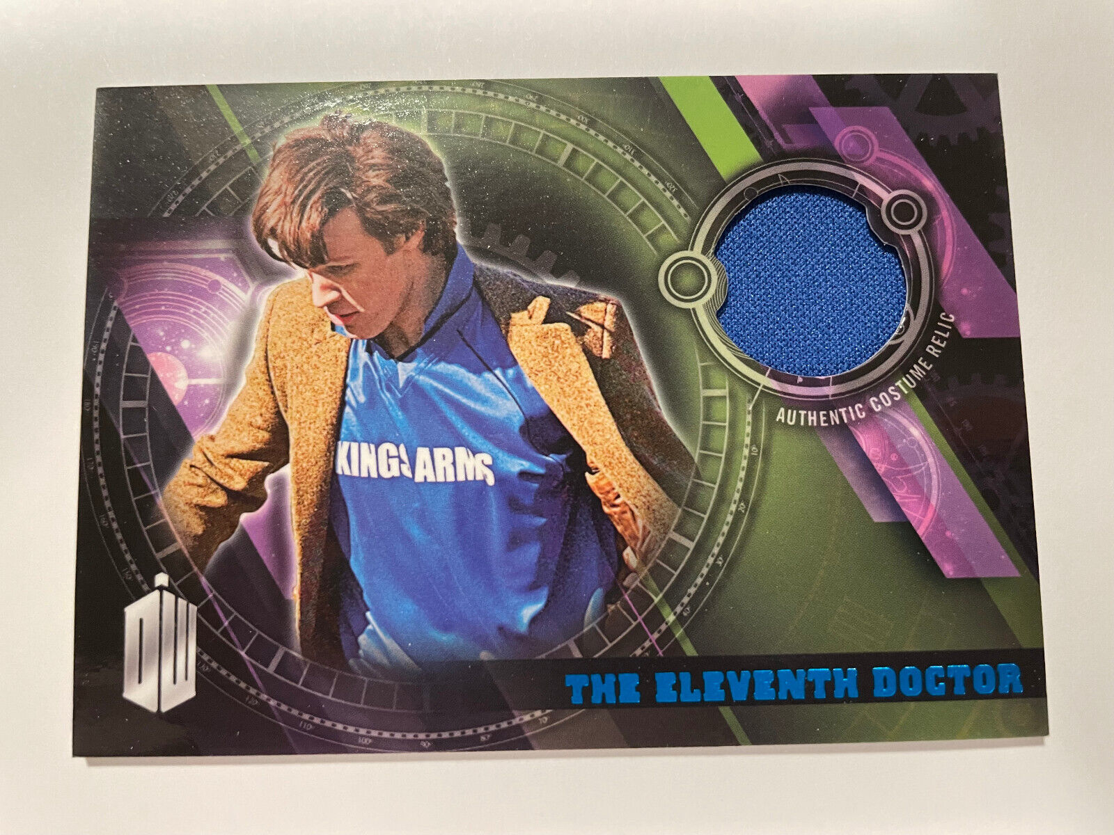 2016 Dr Who Timeless Costume Relic Blue Foil The Eleventh Doctor \'s Shirt 07/99