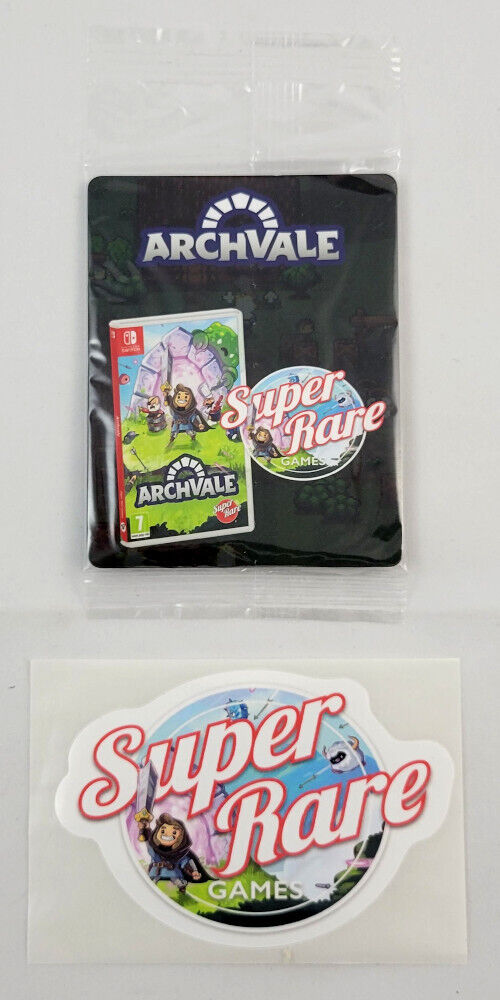 TC SRG Trading Card Pack & Sticker - Archvale - Super Rare Games