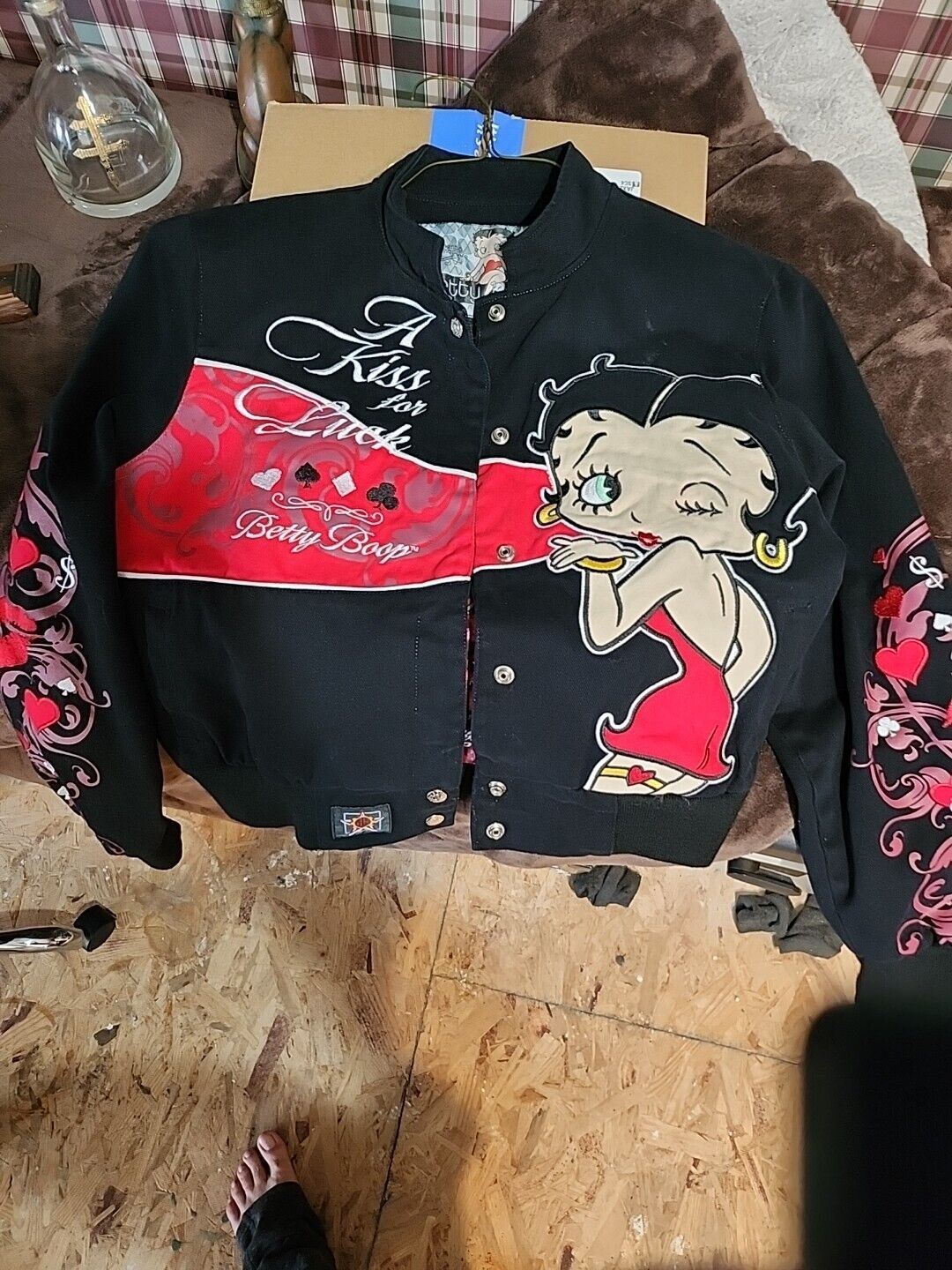 Vintage 90s Betty Boop Bombers Jacket \