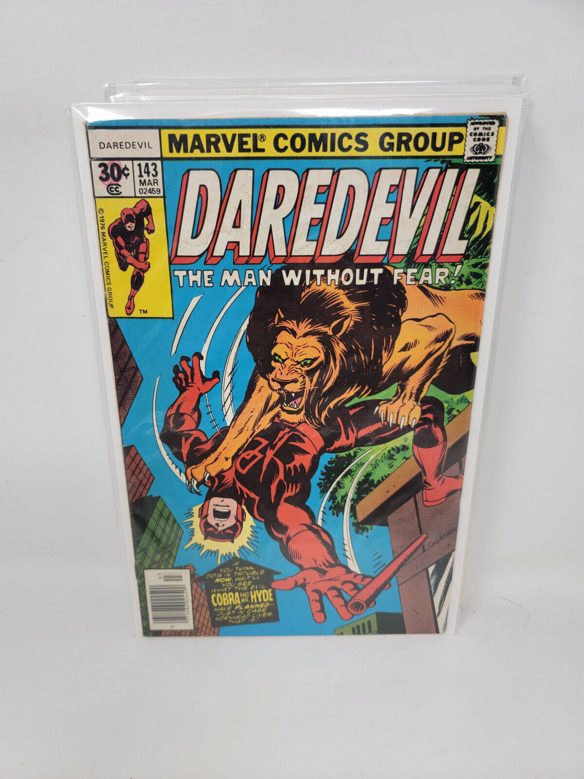 DAREDEVIL #143 MARVEL COMICS *1977* 5.0*