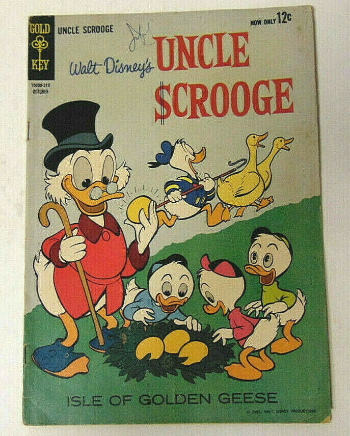 Walt Disney's Uncle Scrooge #45 VG 1963 Gold Key Comics Carl Barks