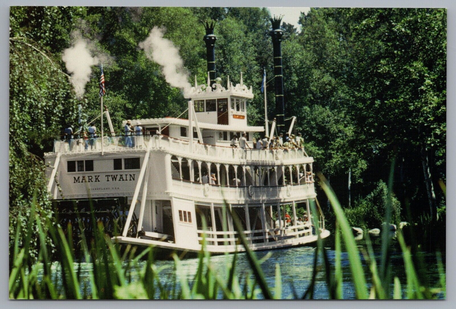 Disneyland Mark Twain Riverboat 4x6 Postcard