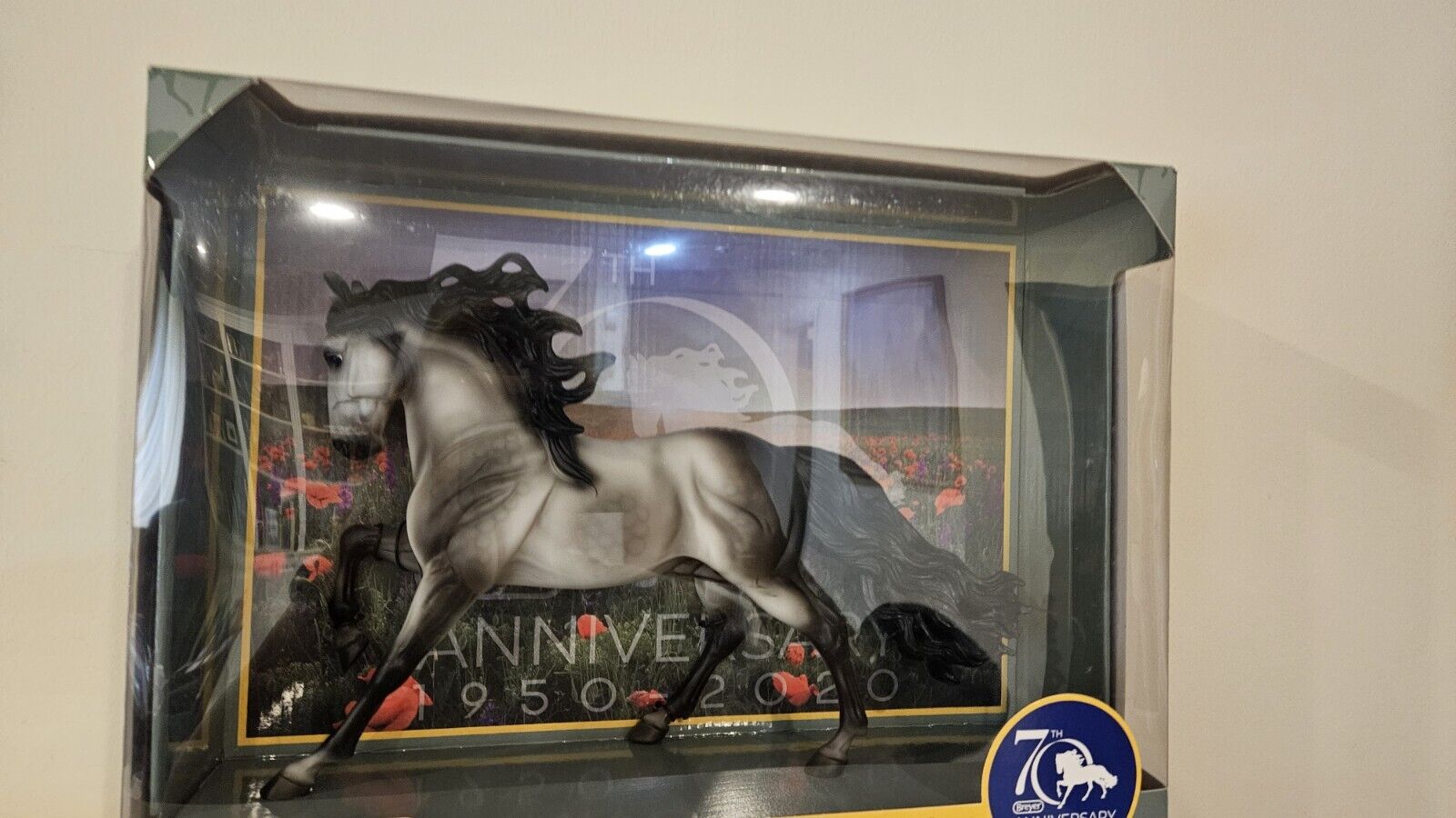 Breyer Traditional #1825 70th Anniversary Andalusian Stallion Matte Dapple Grey 