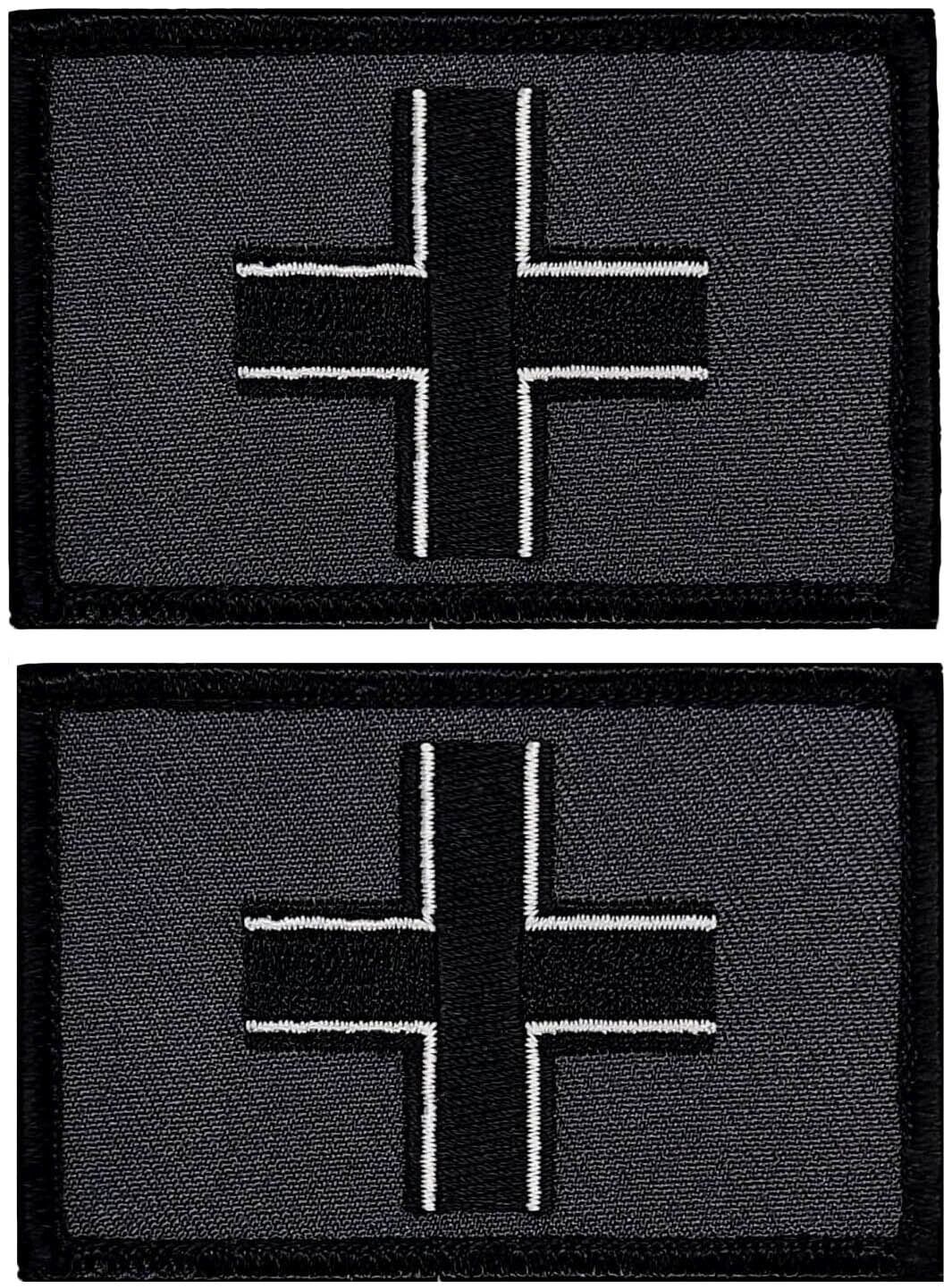 WWII Iron Cross Embroidered Morale Patch  | 2PC Bundle 3