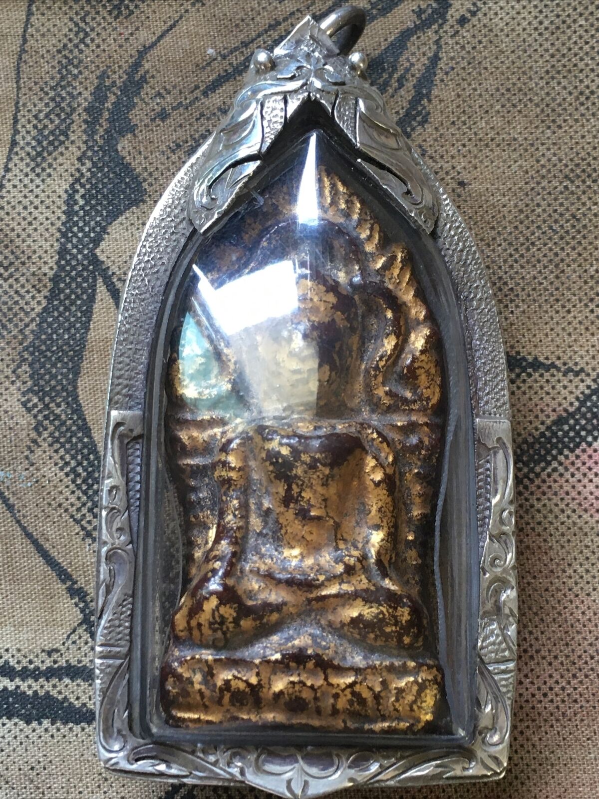 Phra Yod Khun Pol pim Than Sung,Nuer Din Kru Wat Srisatchanarai,Sukhothai Buddha
