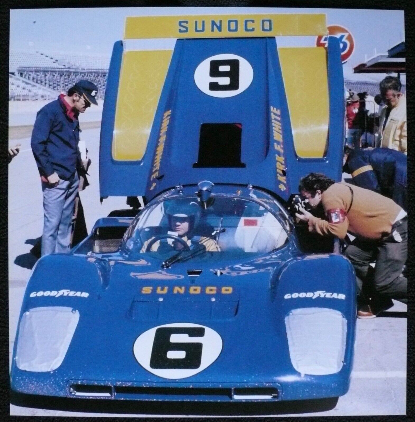 FERRARI 512M 1971 Daytona 24 Hours DONOHUE HOBBS Car Photo Print 10.5\