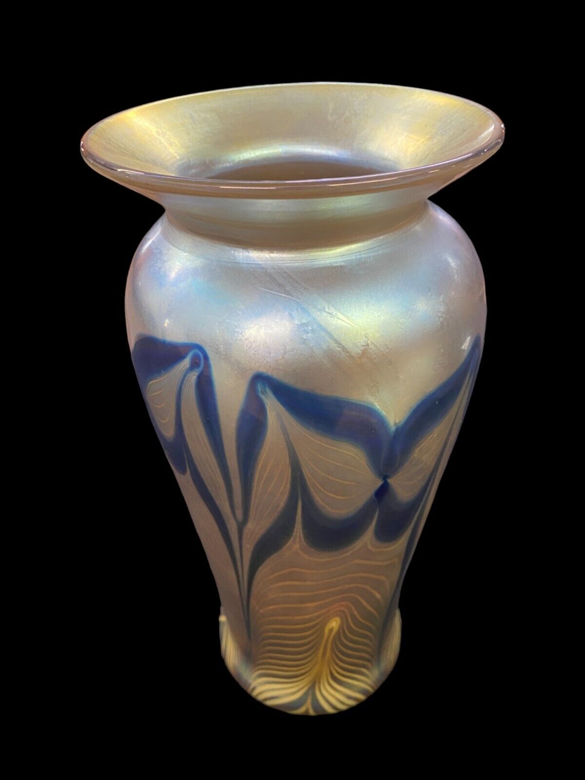Louis Comfort Tiffany Antique Favrile Glass Vase