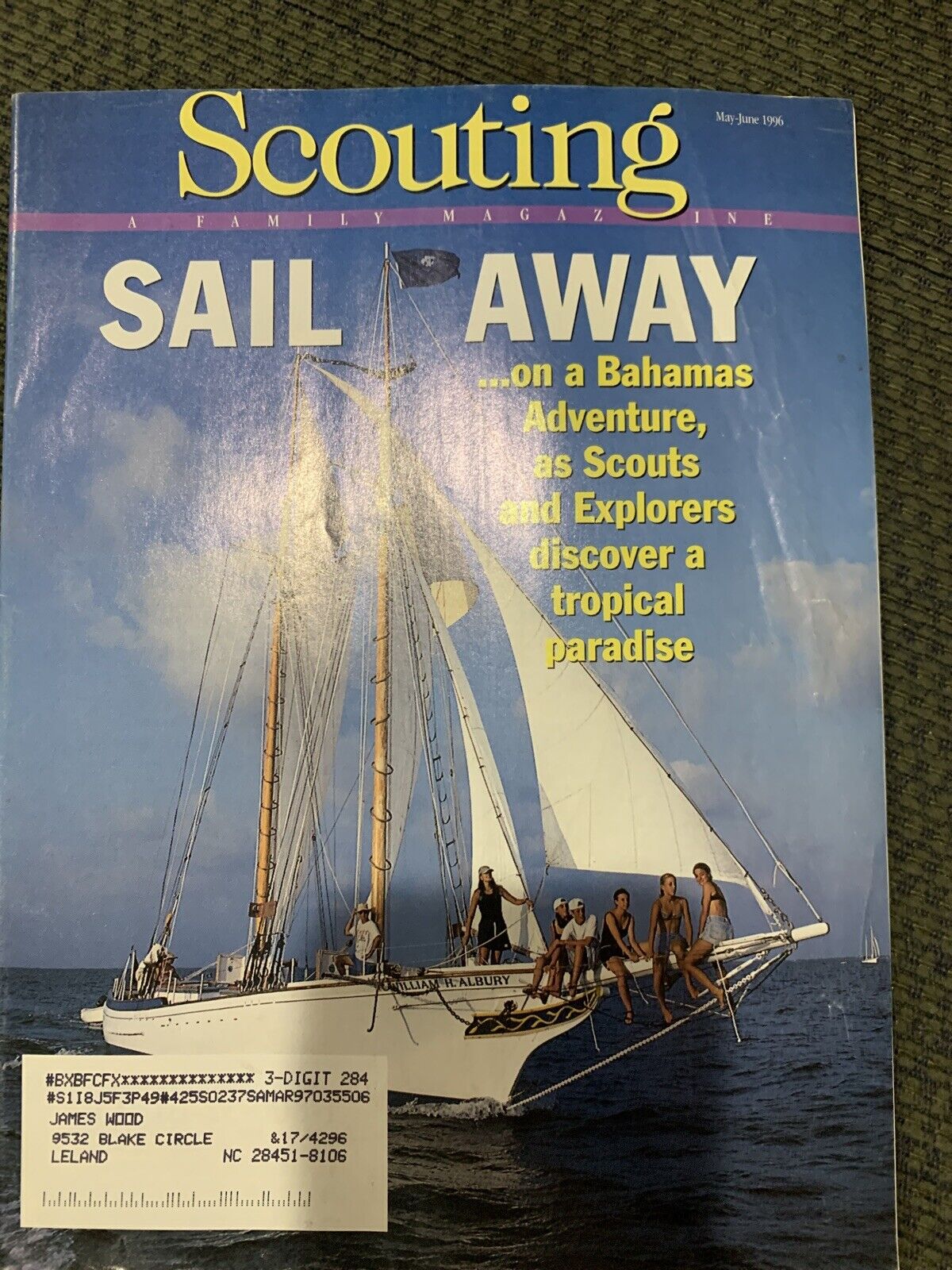 May June 1996 BOY SCOUT Scouting MAGAZINE Sail Away Bahamas