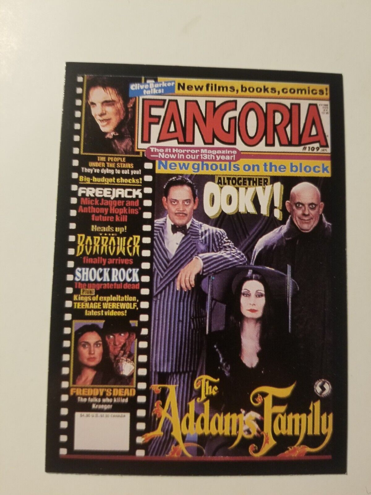 Fangoria  1992 Comic Images  Trading card  #16 The Real  Thing