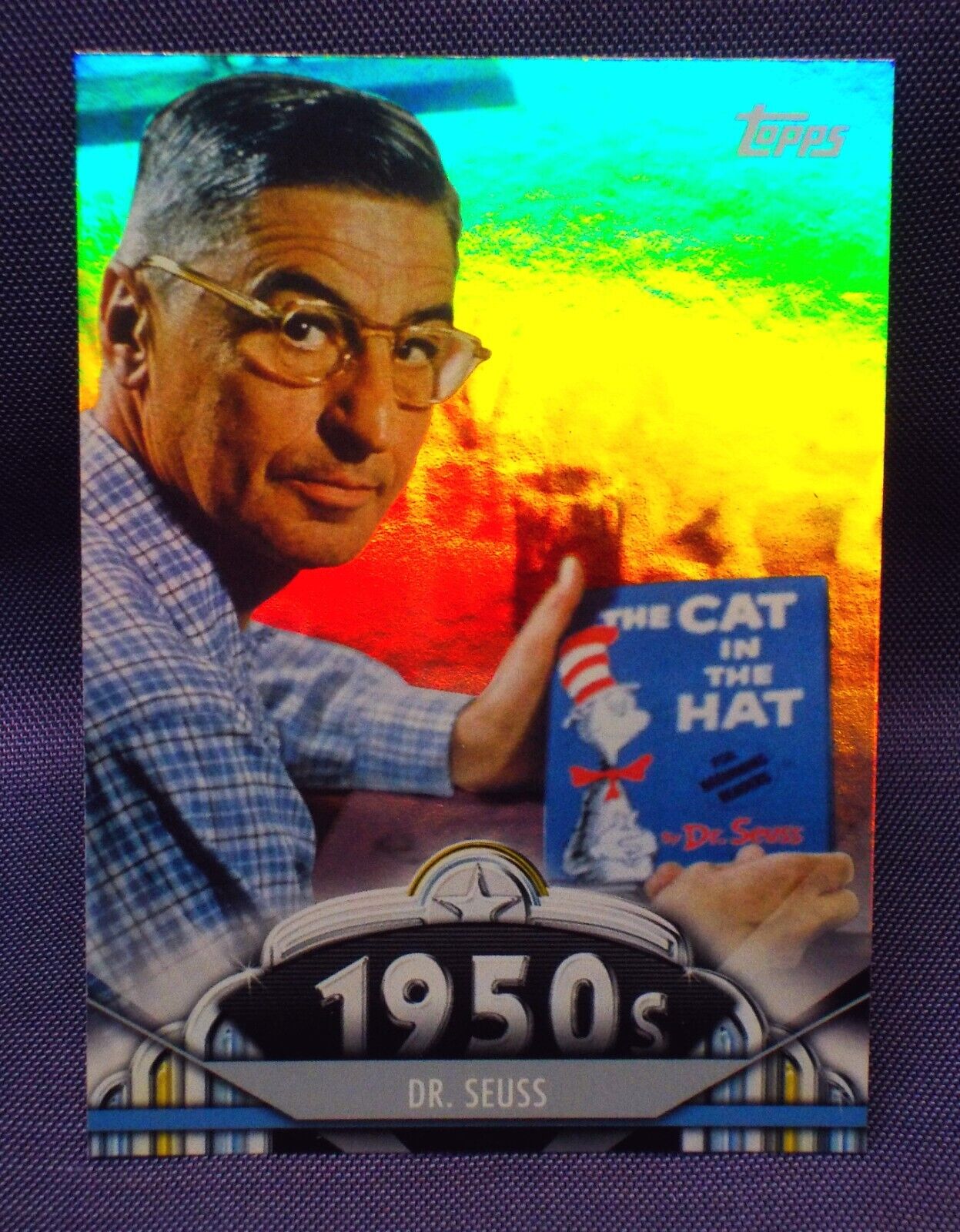 2011 Topps American Pie Limited Edition ✶ HOLO FOIL Refractor card #59 Dr. Seuss