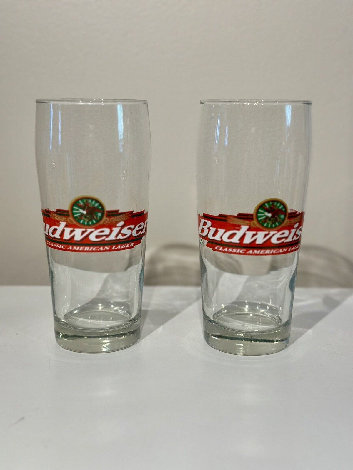 Budweiser Logo Barware Glasses Set of 2