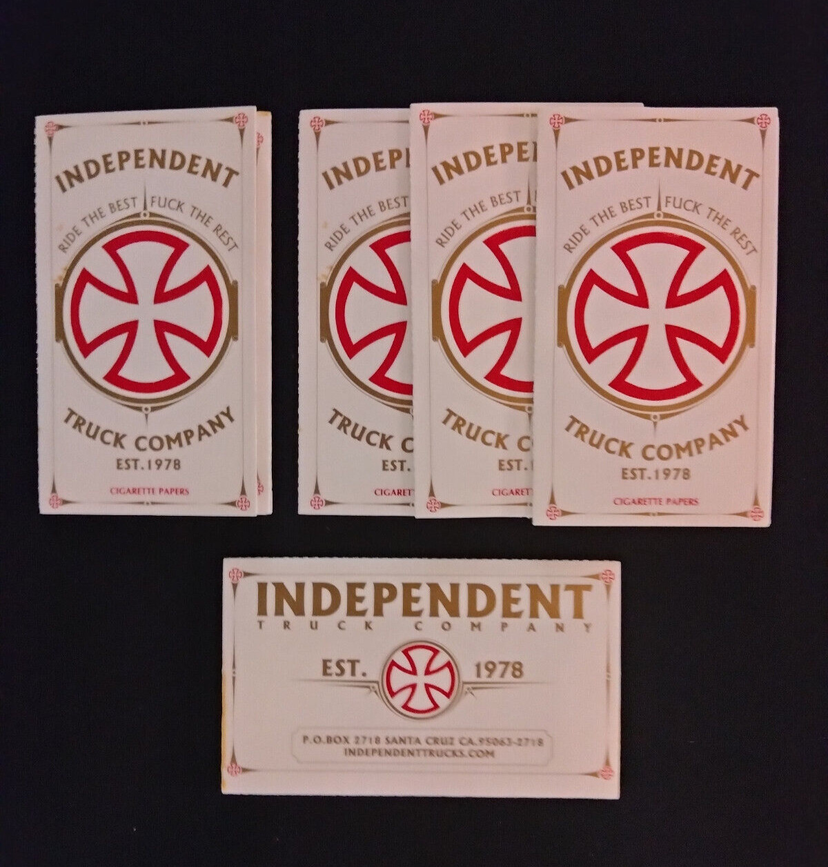 INDEPENDENT TRUCKS VINTAGE ROLLING PAPER COLLECTION RARE