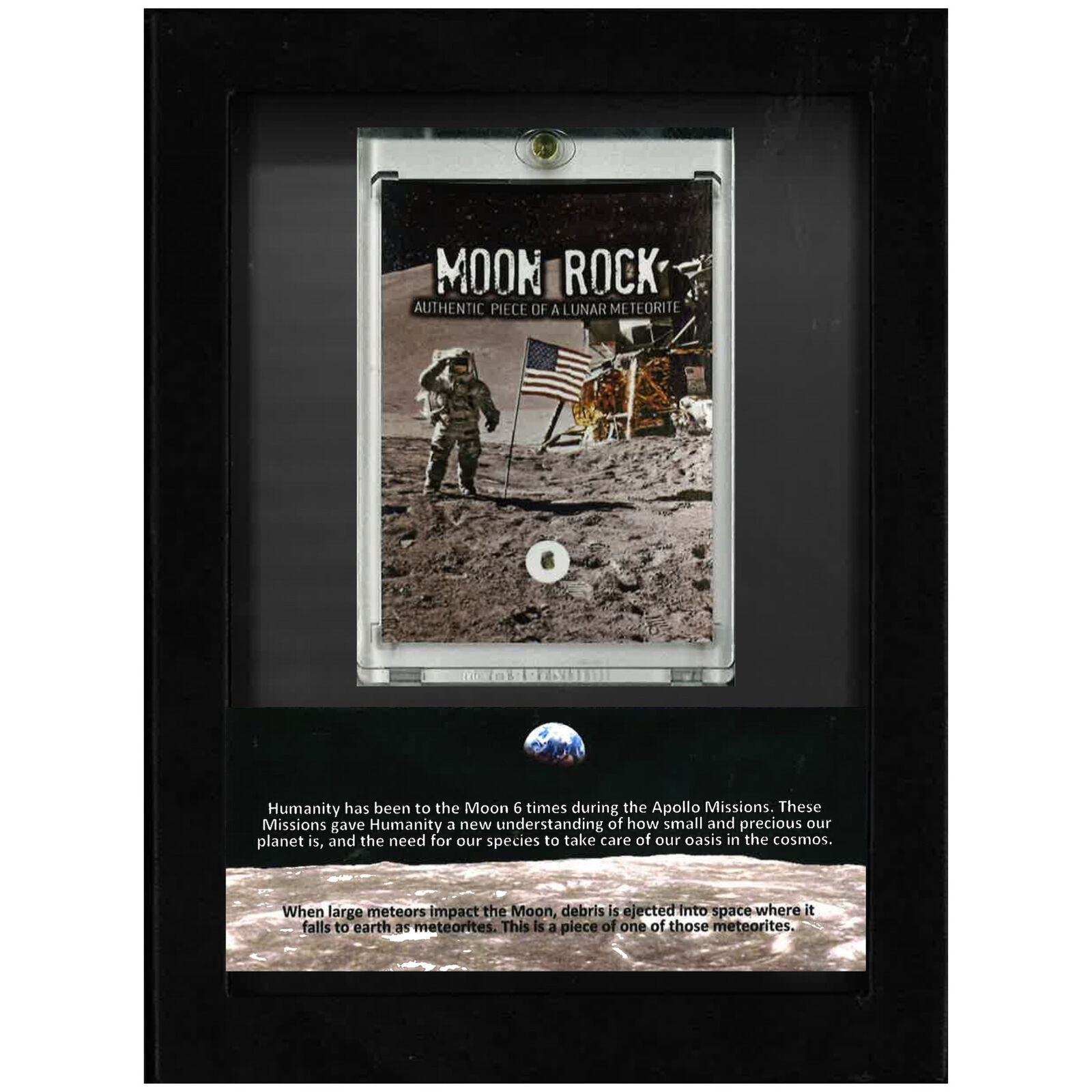 Moon Rock - Authentic Piece of a Lunar Meteorite