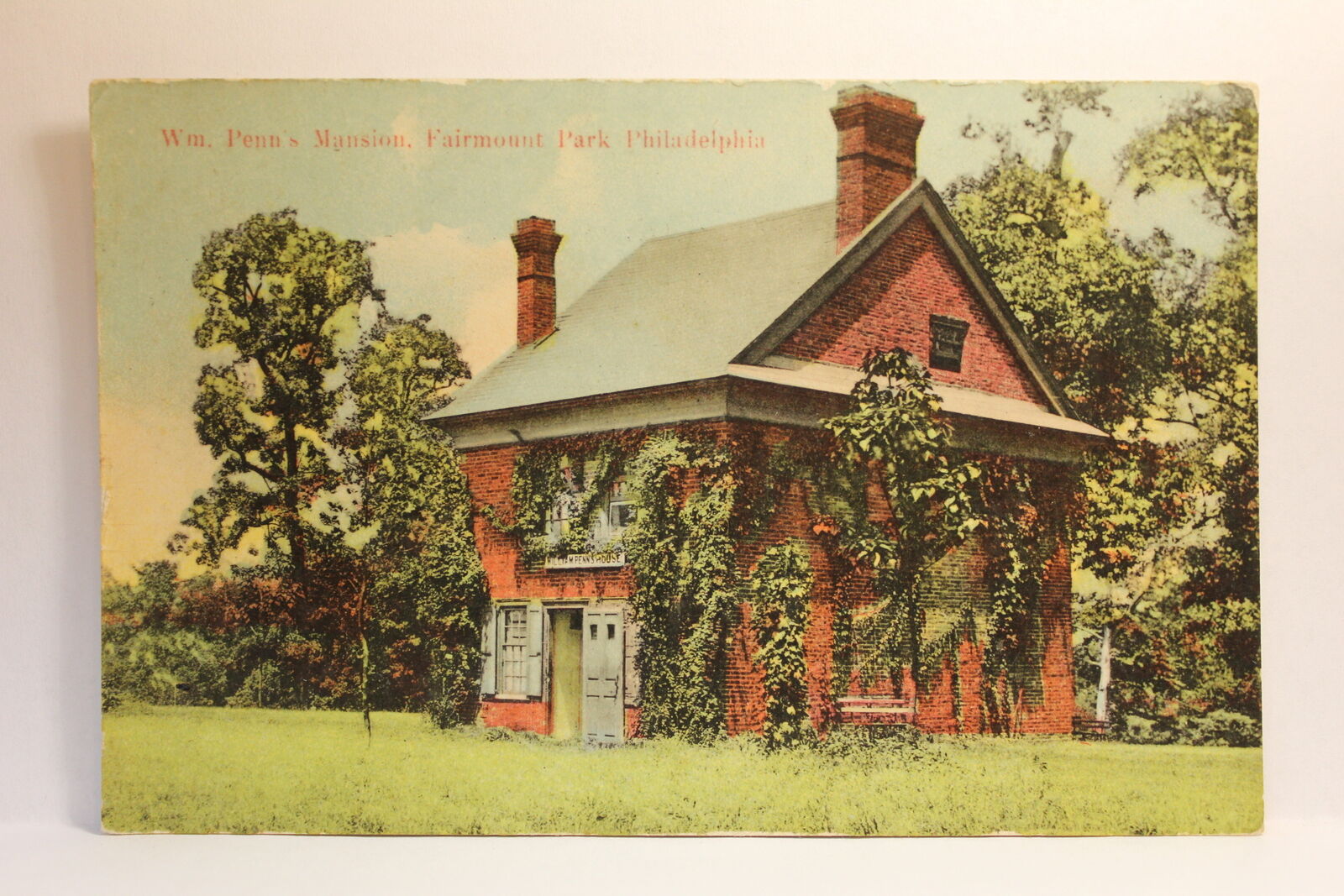 Postcard Wm. Penn\'s Mansion Fairmount Park Philadelphia PA I20